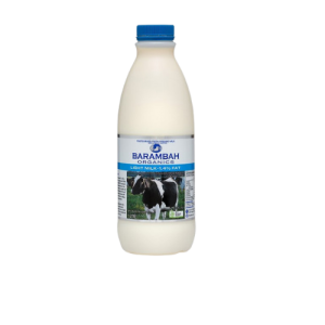 organic barambah light milk 1lt