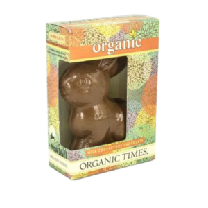 organic milk chocolate easter bunny 70g