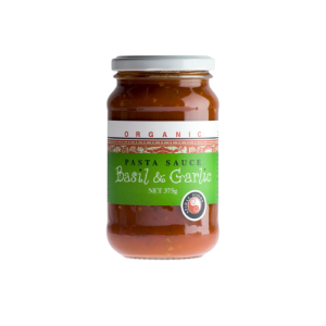 organic basil garlic pasta sauce